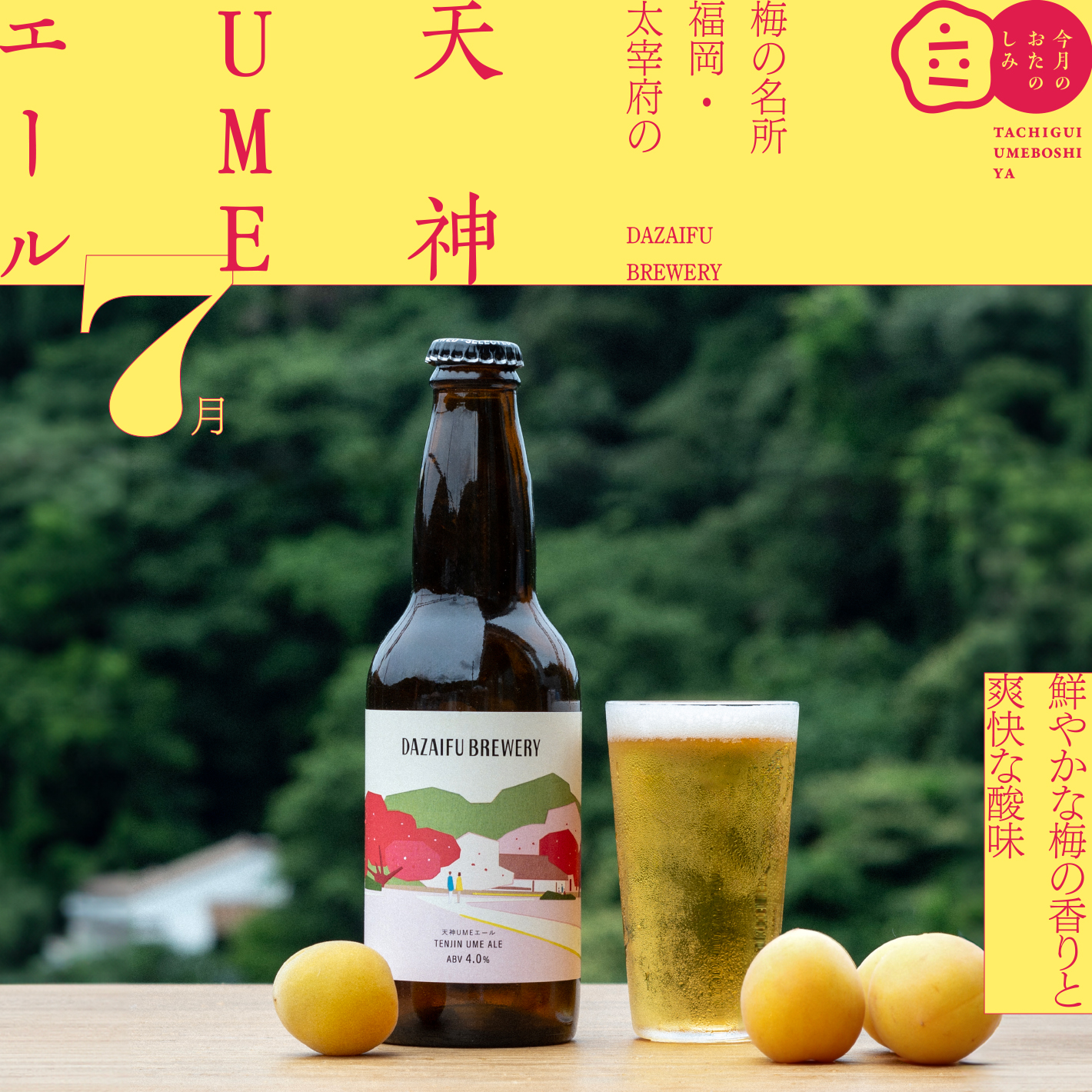 7月のおたのしみ『天神UMEエール』