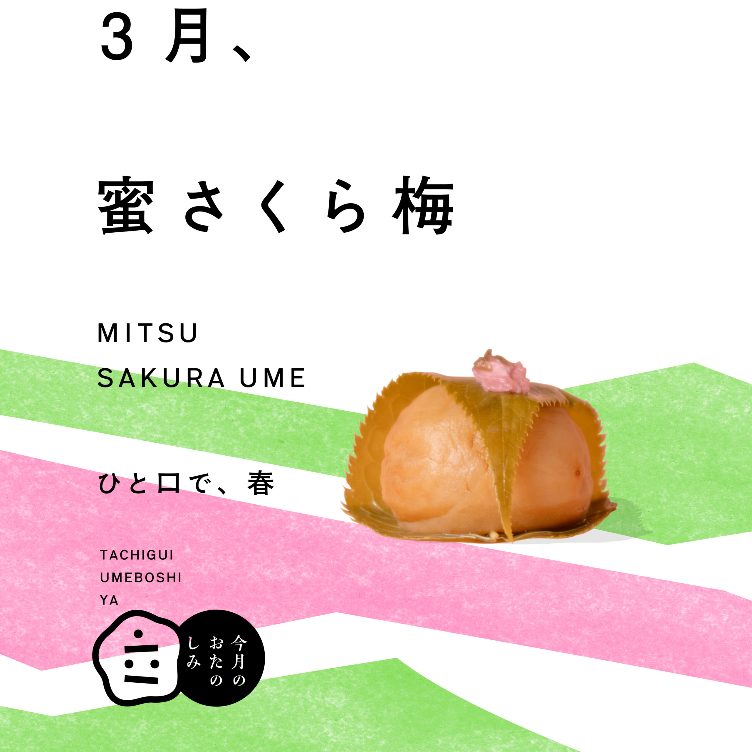 3月のおたのしみ『蜜さくら梅』